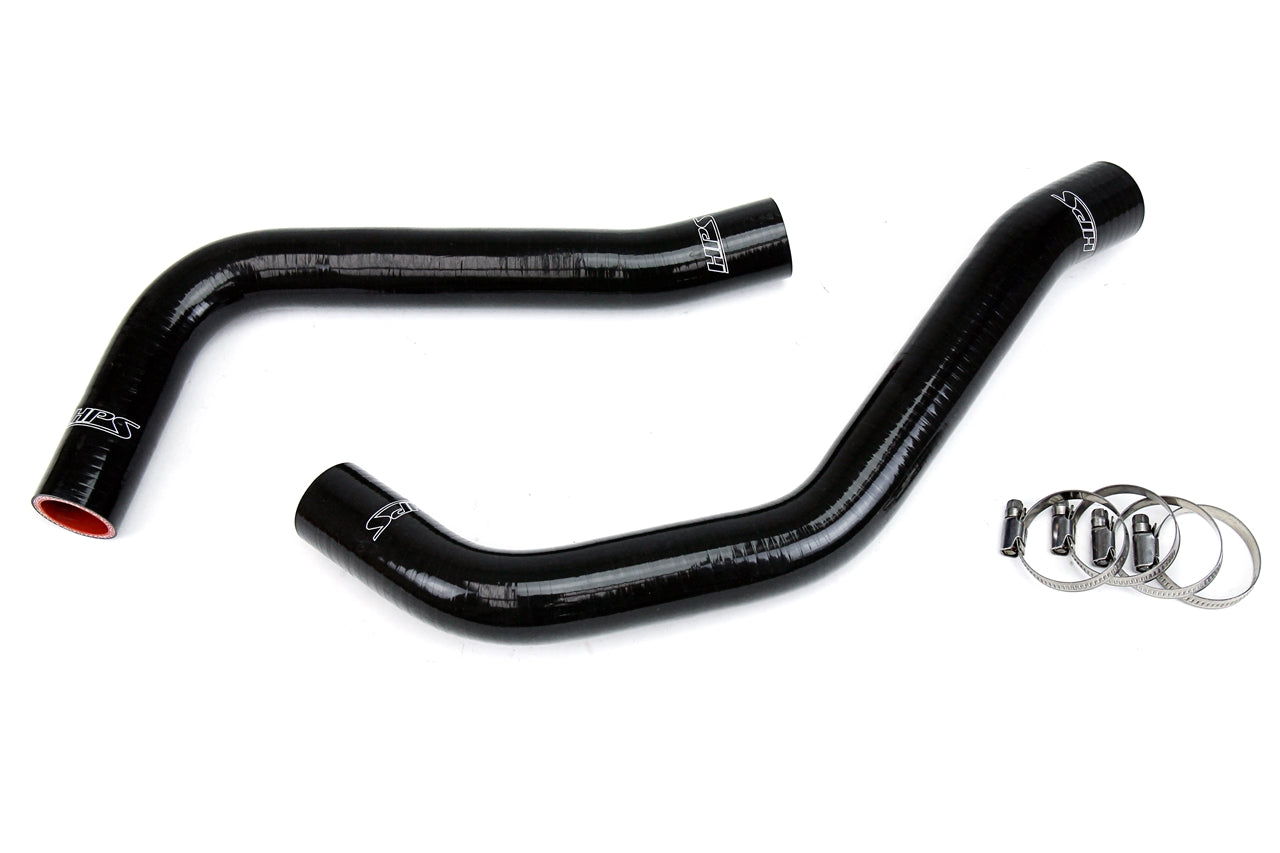 HPS Performance High Temp Reinforced Silicone Radiator Coolant Hose Kit Black 57-1784-BLK