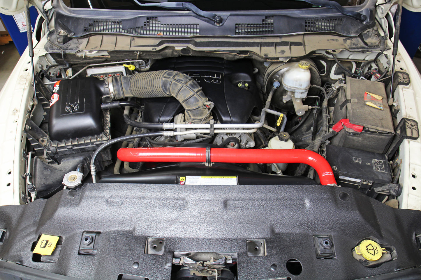 HPS Performance High Temp Reinforced Silicone Radiator Coolant Hose Kit, Red, Multiple Fitments, 57-1818-RED