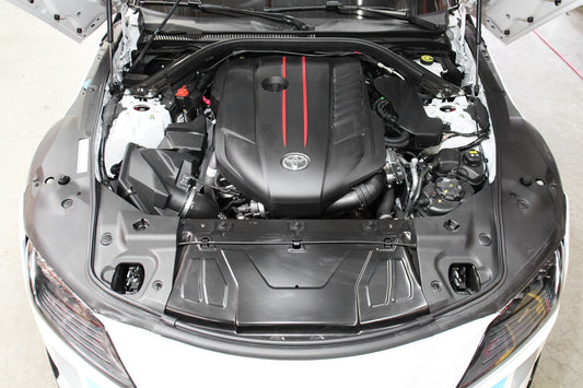 HPS Performance High Temp Reinforced Silicone Air Intake Hose Kit, Black, 19-24 BMW Z4 M40i/ 20-24 Toyota Supra 3.0L Turbo