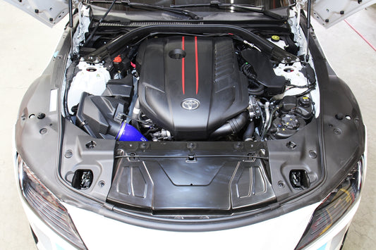 HPS Performance High Temp Reinforced Silicone Air Intake Hose Kit, Blue, 19-24 BMW Z4 M40i/ 20-24 Toyota Supra 3.0L Turbo