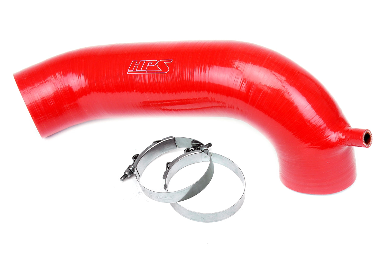 HPS Performance High Temp Reinforced Silicone Air Intake Hose Kit Red 57-1867-RED