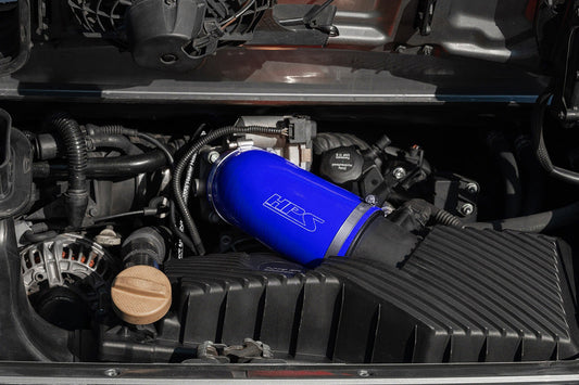 HPS Performance High Temp Reinforced Silicone Air Intake Hose Kit, Blue, Porsche 911 Carrera 1999-2004, 57-2077-BLUE