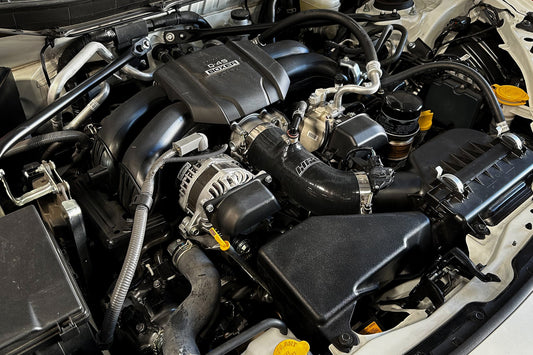 HPS Performance High Temp Reinforced Silicone Air Intake Hose Kit, Red, 2022-2025 Subaru BRZ/ Toyota GR86 2.4L