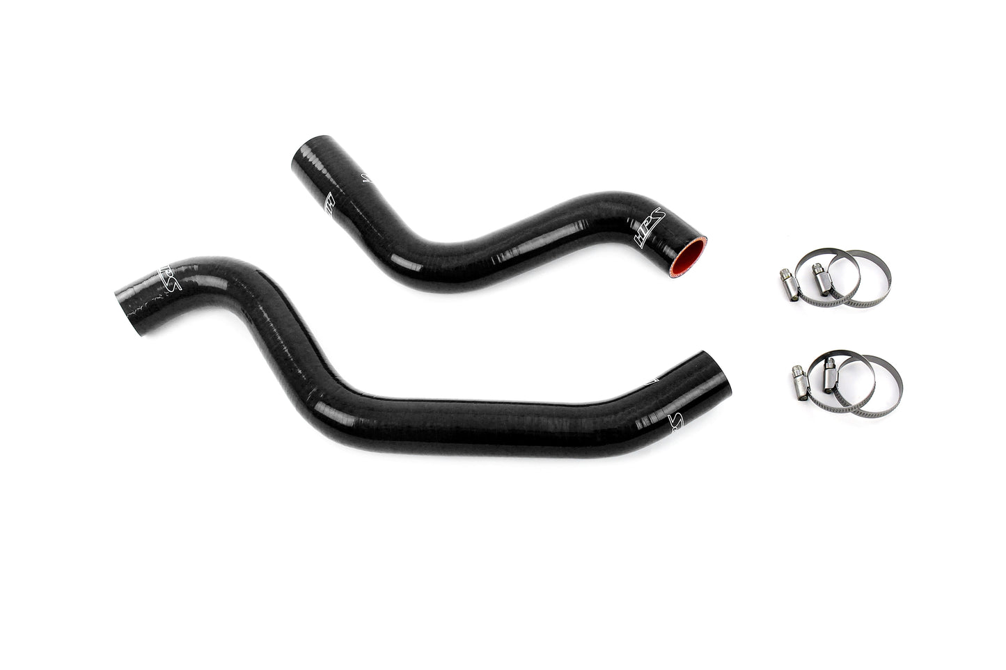 HPS Performance High Temp Reinforced Silicone Radiator Coolant Hose Kit Black 57-2141R-BLK