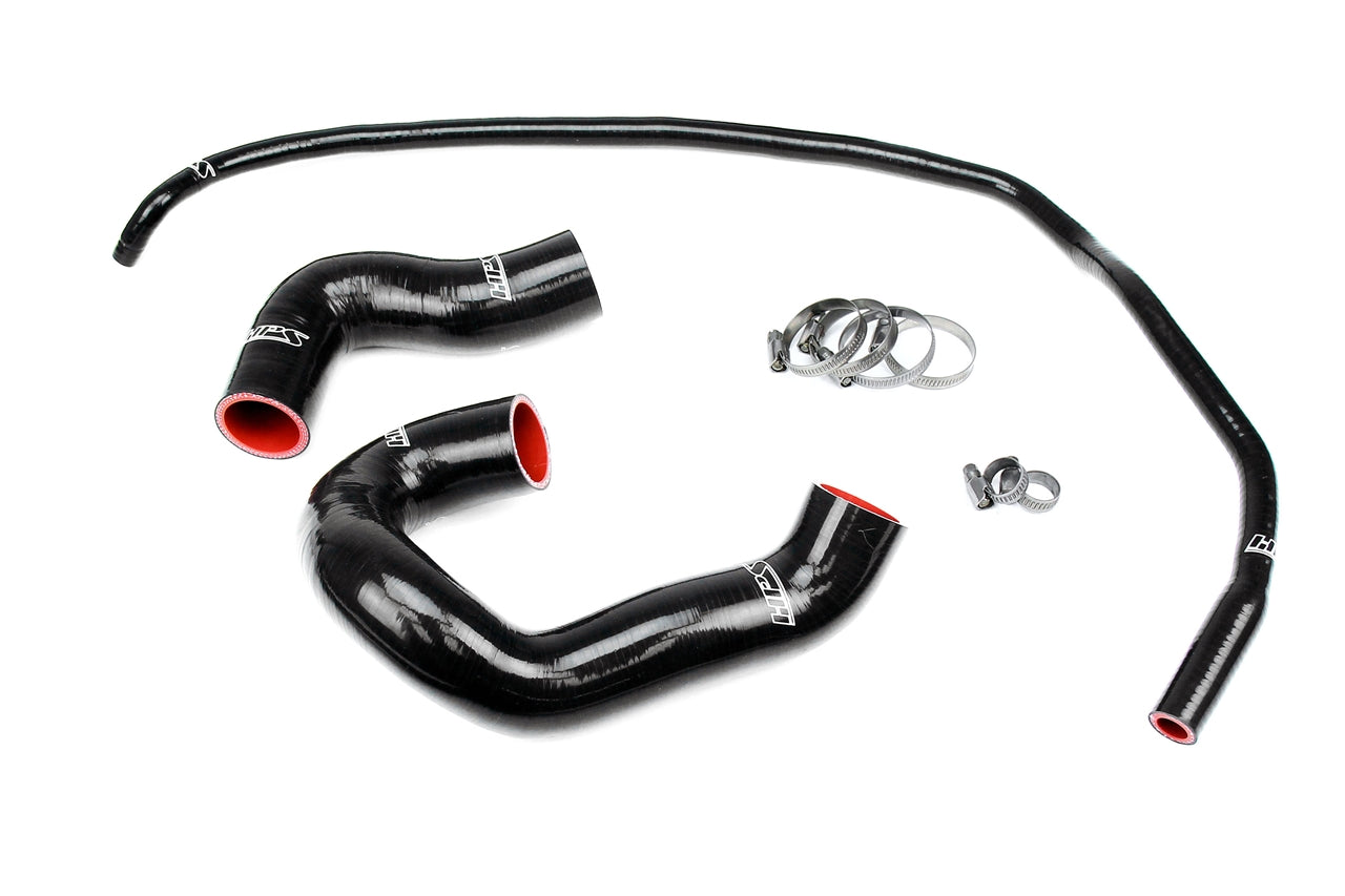 HPS Performance High Temp Reinforced Silicone Radiator Coolant Hose Kit Black 57-2160-BLK