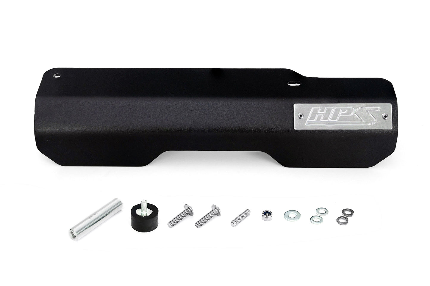 HPS Performance Pulley Belt Aluminum Cover, Black, 2022-2024 Subaru WRX 2.4L Turbo