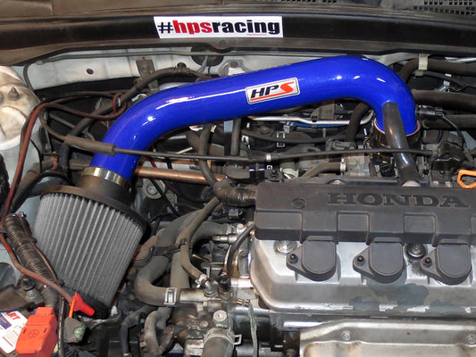 HPS Performance Air Intake Kit, Blue, 01-05 Honda Civic DX EX LX VI/ 04-05 Civic Value Package