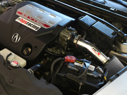 HPS Performance Air Intake Kit, Polished, 04-08 Acura TL/ 07-08 Acura TL Type-S/ 03-07 Honda Accord V6
