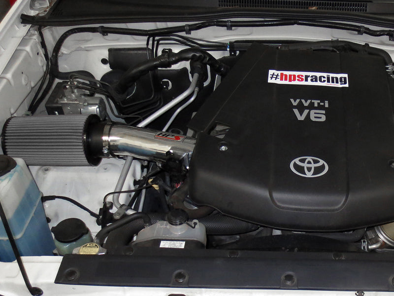 HPS Performance Air Intake Kit, Polished, 07-09 Toyota FJ Cruiser/ 05-11 Toyota Tacoma 4.0L V6