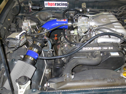 HPS Performance Air Intake Kit, Blue, 1996-1998 Toyota 4Runner/ Tacoma 3.4L V6