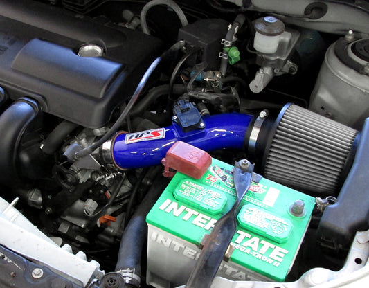 HPS Performance Air Intake Kit, Blue, 03-04 Pontiac Vibe/ Toyota Corolla/ Matrix XR 1.8L 1ZZ-FE
