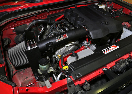 HPS Performance Air Intake Kit with Heat Shield, Black, 10-24 Toyota 4Runner/ 10-14 FJ Cruiser 4.0L V6