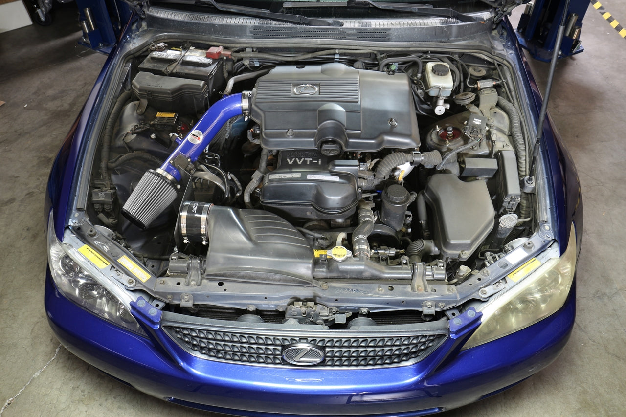 HPS Performance Air Intake Kit with Heat Shield, Polished, 2001-2005 Lexus IS300 3.0L