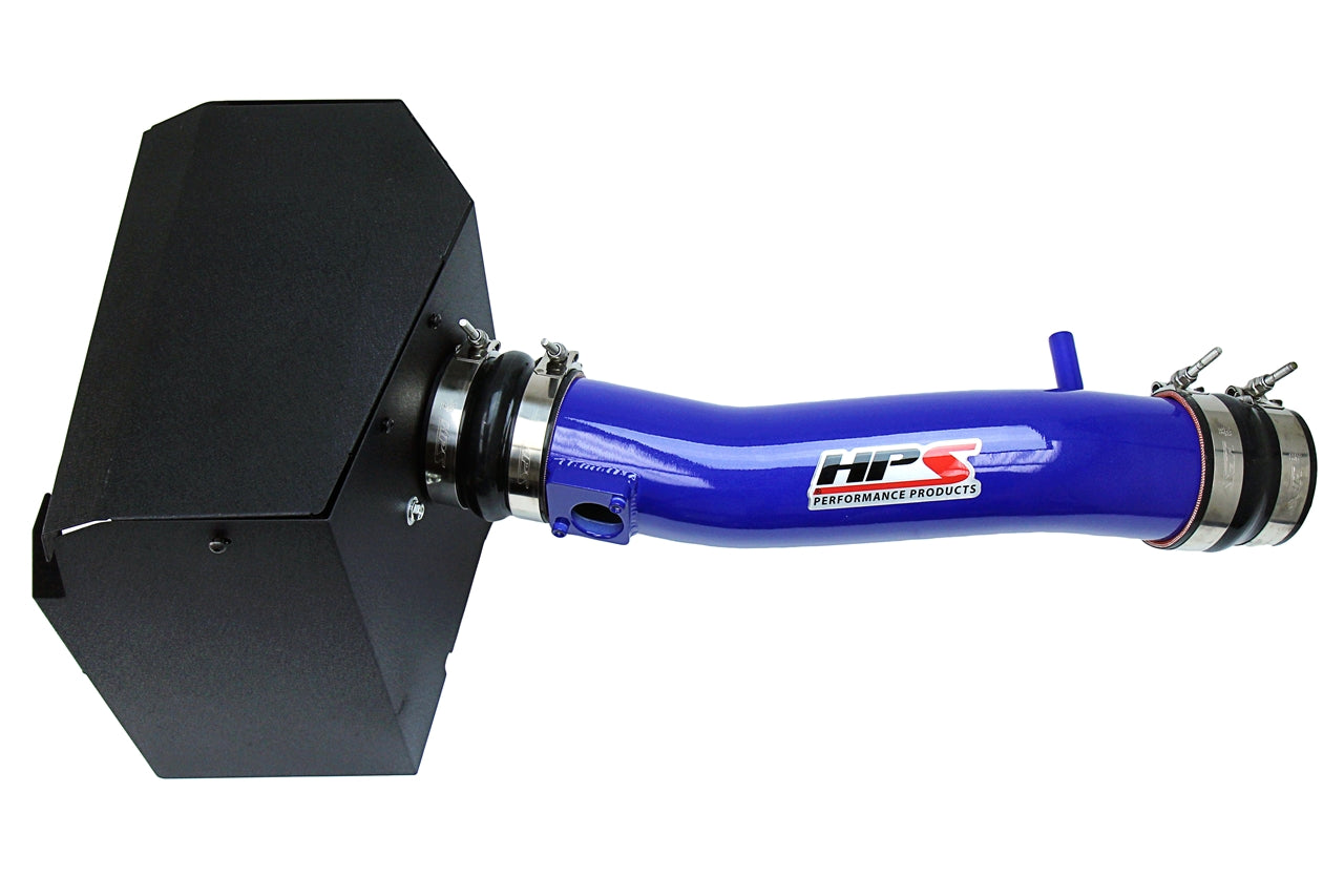 HPS Performance Air Intake Kit with Heat Shield, Blue, 2016-2023 Toyota Tacoma 3.5L V6