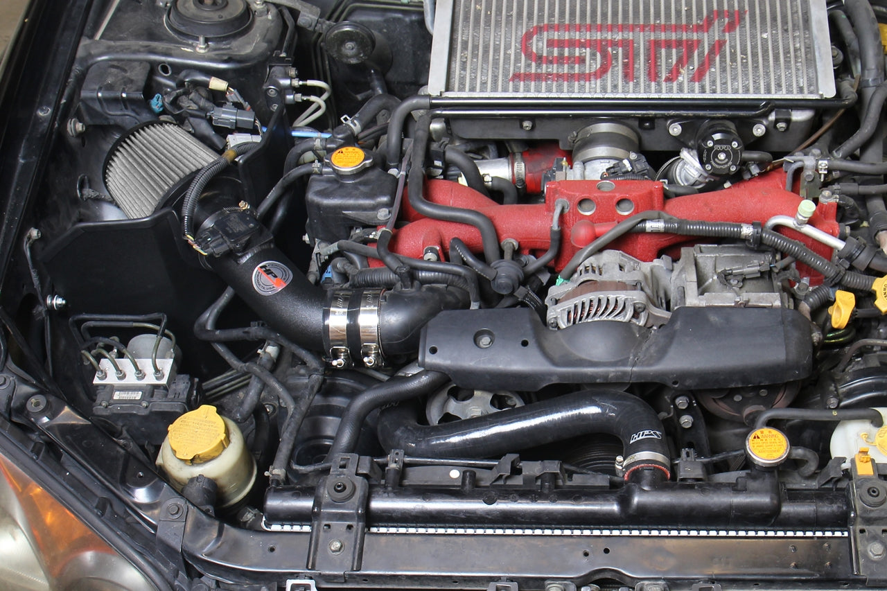 HPS Performance Air Intake Kit with Heat Shield, Black, 02-05 Subaru WRX/ 06-07 WRX/ 04-07 Subaru WRX STi