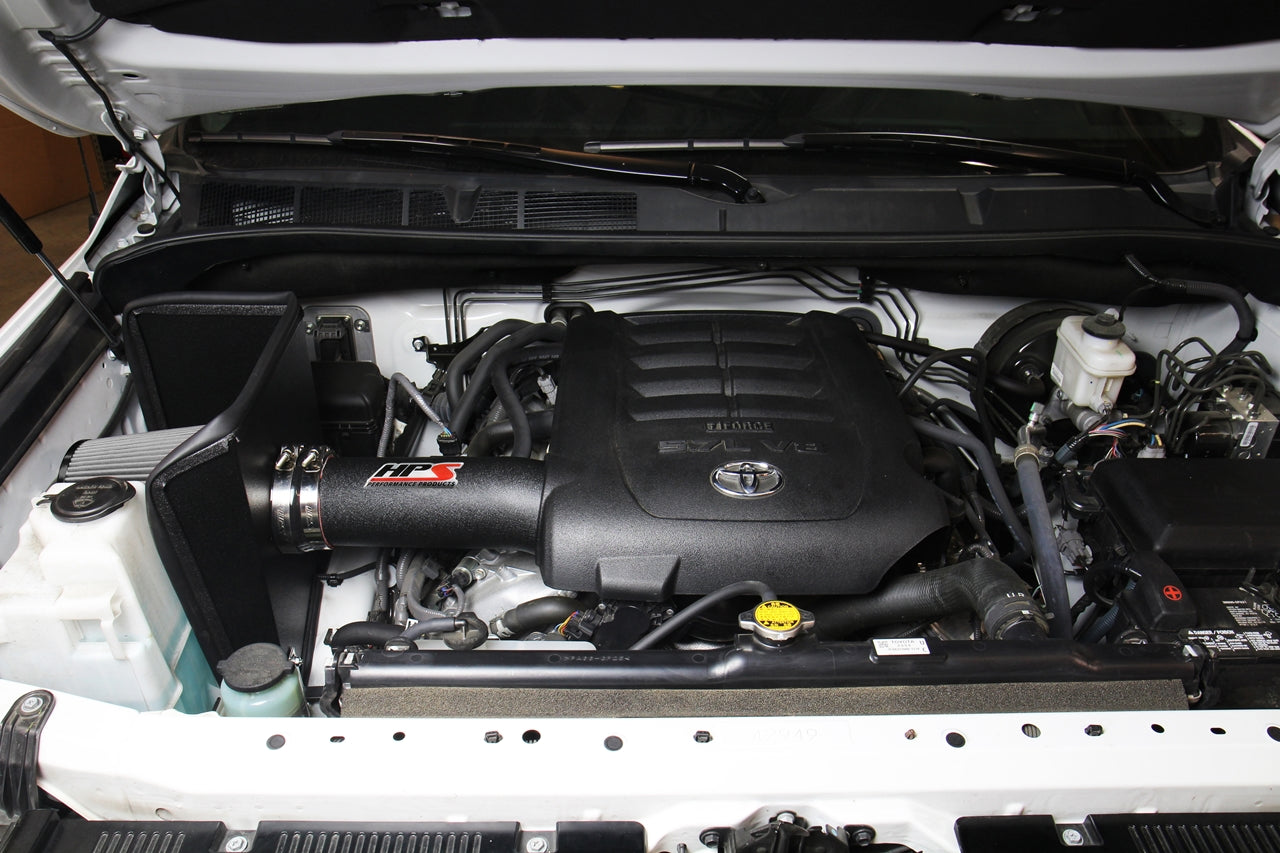 HPS Performance Air Intake Kit with Heat Shield, Black, 2012-2019 Toyota Tundra 5.7L V8