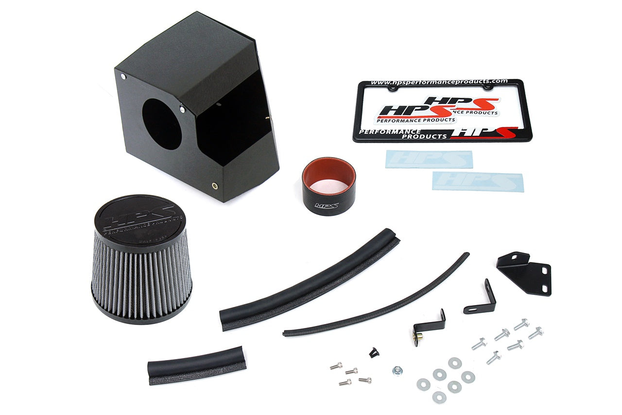 HPS Performance Air Intake Kit with Heat Shield, Polished, 2018-2022 Honda Accord 2.0L Turbo
