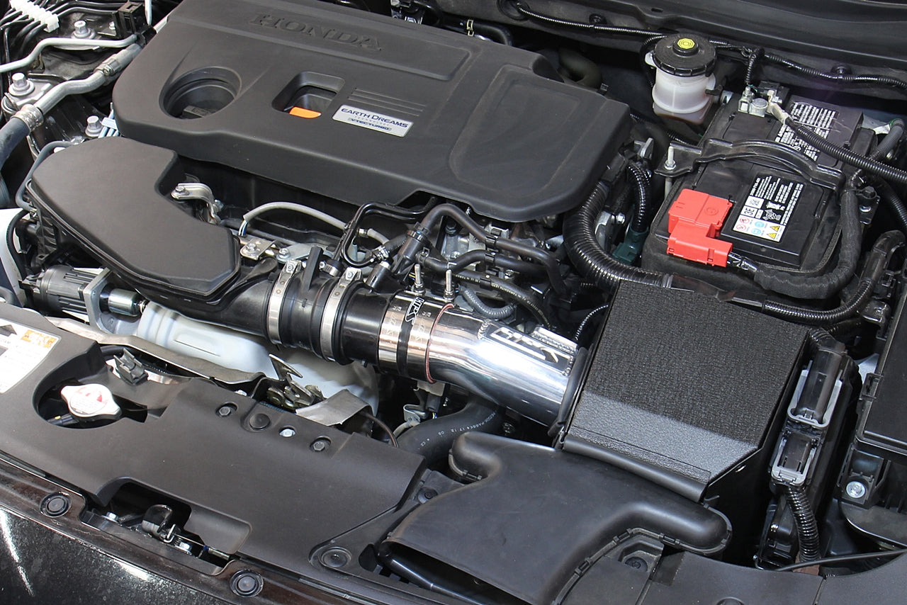 HPS Performance Air Intake Kit with Heat Shield, Red, 2018-2022 Honda Accord 2.0L Turbo