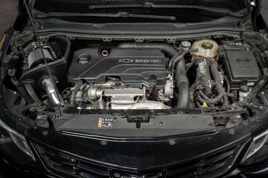 HPS Performance Air Intake Kit with Heat Shield, Polished, 2016-2019 Chevrolet Cruze 1.4L Turbo