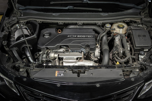 HPS Performance Air Intake Kit with Heat Shield, Black, 2016-2019 Chevrolet Cruze 1.4L Turbo