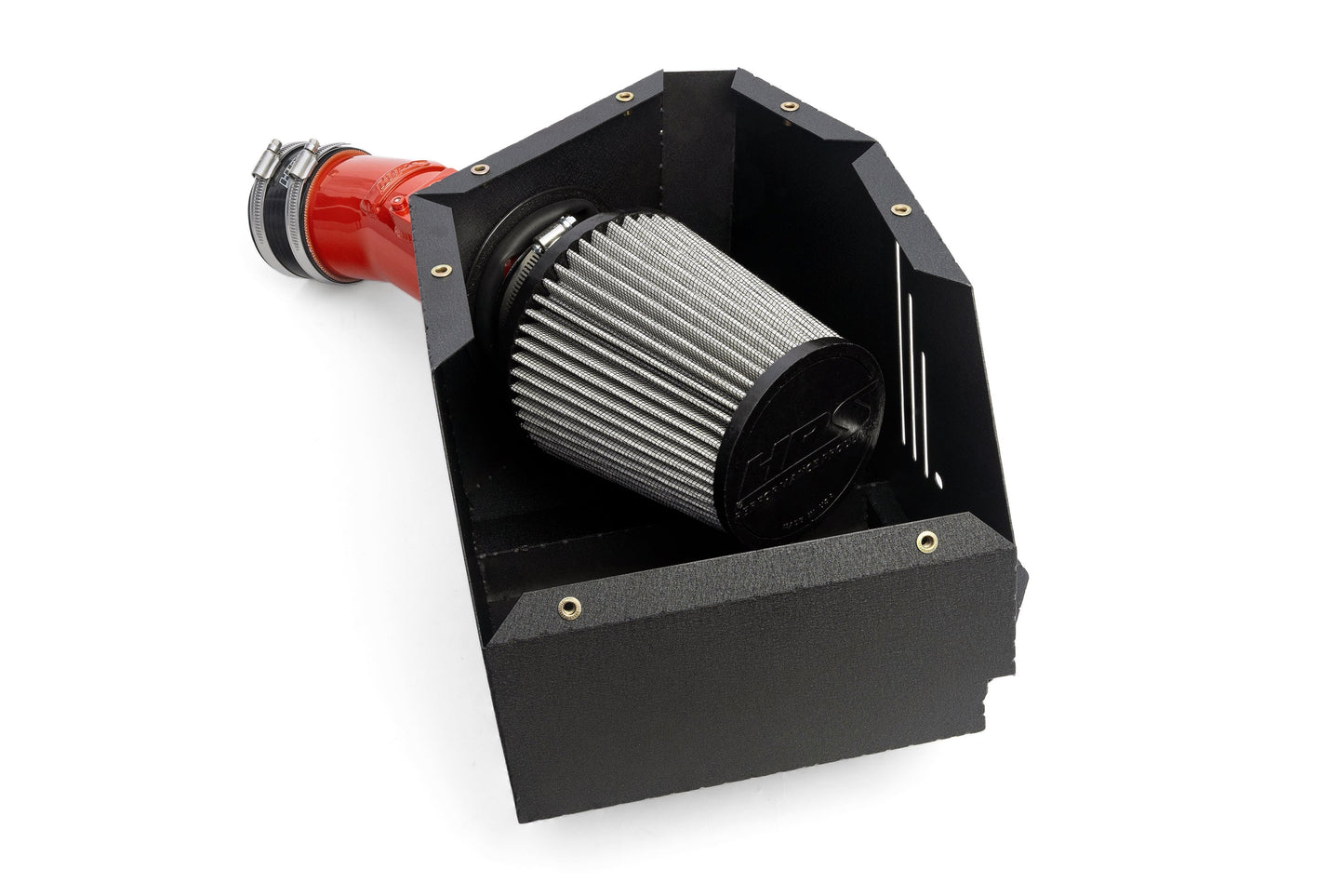 HPS Performance Air Intake Kit with Heat Shield, Red, 2023-2024 Toyota GR Corolla 1.6L Turbo