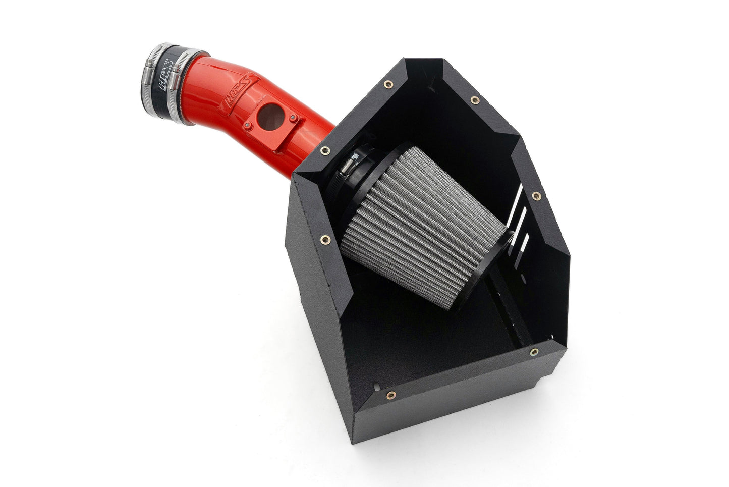 HPS Performance Air Intake Kit with Heat Shield, Red, 2023-2024 Toyota GR Corolla 1.6L Turbo