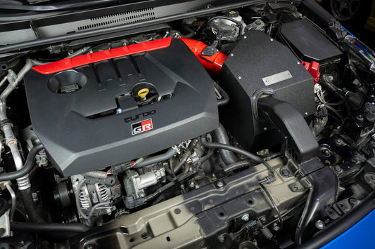 HPS Performance Air Intake Kit with Heat Shield, Black, 2023-2024 Toyota GR Corolla 1.6L Turbo