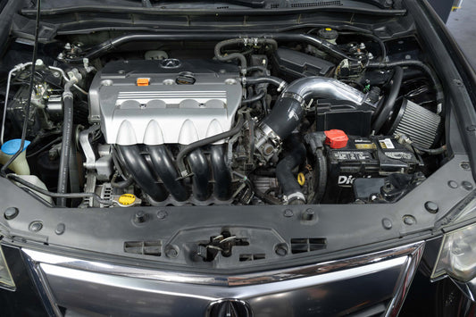 HPS Performance Air Intake Kit with Heat Shield, Black, 09-14 Acura TSX/ 08-12 Honda Accord 2.4L