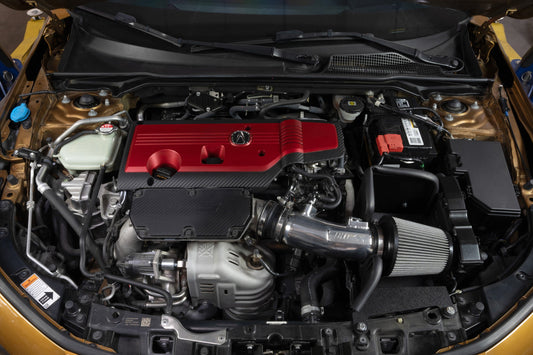 HPS Performance Air Intake Kit with Heat Shield, Blue, 24-25 Acura Integra Type S/ 23-25 Honda Civic Type R 2.0L Turbo