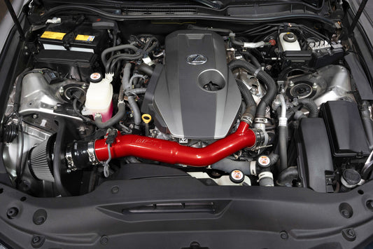 HPS Performance Air Intake Kit with Heat Shield, Red, 2021-2025 Lexus IS300 2.0L Turbo