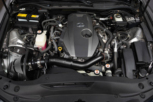 HPS Performance Air Intake Kit with Heat Shield, Black, 2021-2025 Lexus IS300 2.0L Turbo