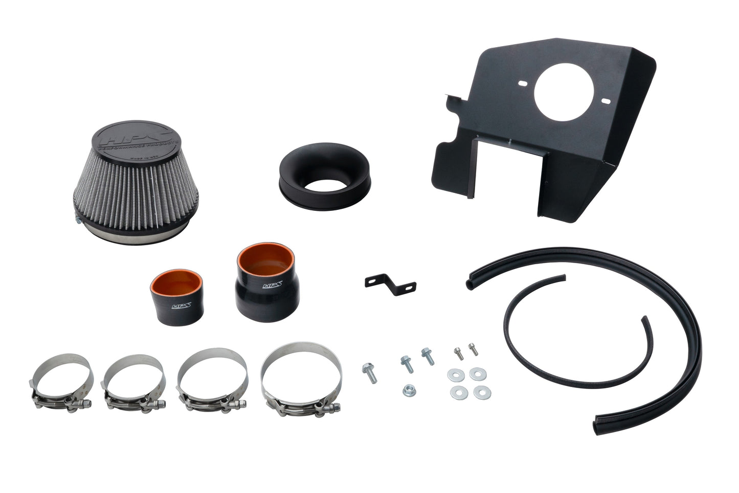 HPS Performance Air Intake Kit with Heat Shield, Polished, 2021-2025 Lexus IS300 2.0L Turbo