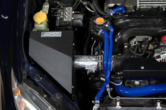 HPS Performance Air Intake Kit with Heat Shield, Polished, 08-14 Subaru WRX/ WRX STI/ 09-10 Subaru Impreza 2.5 GT 2.5L Turbo