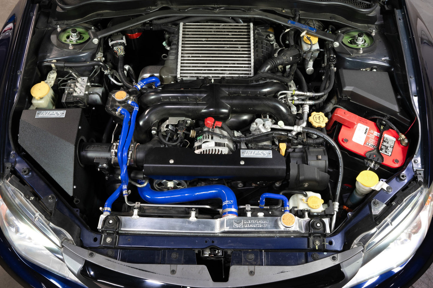 HPS Performance Air Intake Kit with Heat Shield, Black, 08-14 Subaru WRX/ WRX STI/ 09-10 Subaru Impreza 2.5 GT 2.5L Turbo