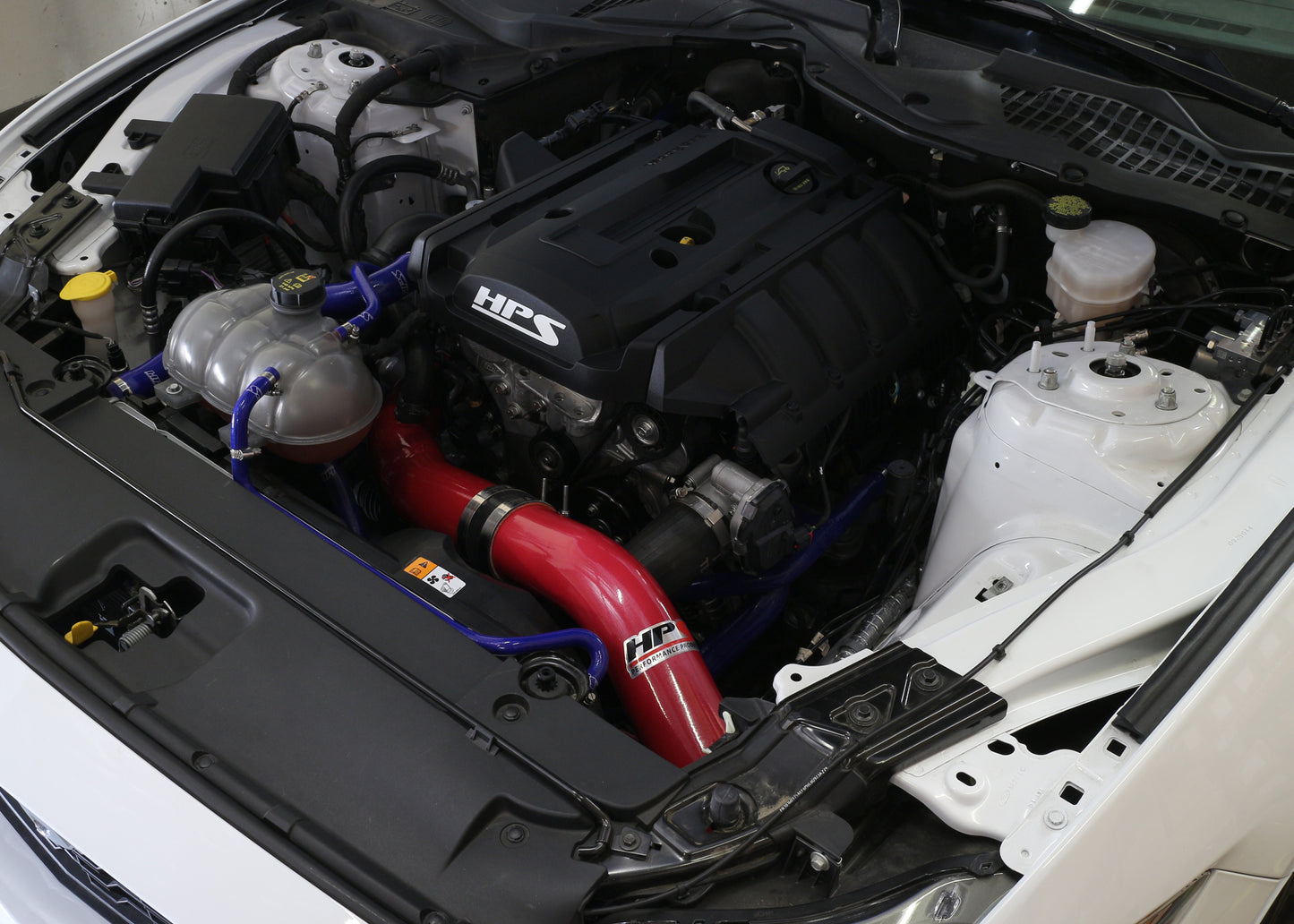 HPS Performance Cold Air Intake Kit, Red, 2015-2020 Ford Mustang Ecoboost 2.3L Turbo