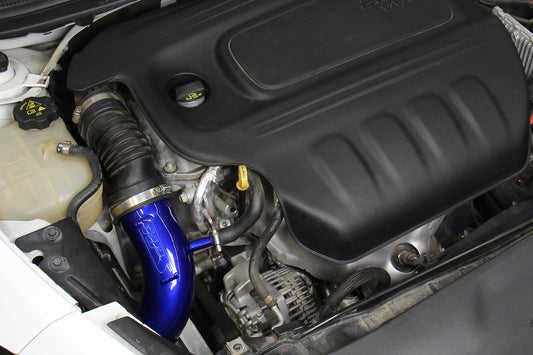 HPS Performance Cold Air Intake Kit, Blue, 2013-2016 Dodge Dart 2.0L Non Turbo