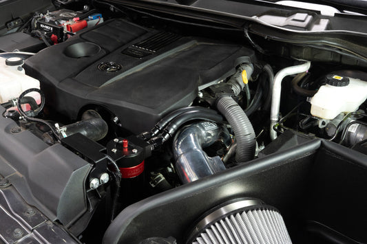 HPS Performance Billet Aluminum Oil Catch Can Kit, 23-24 Toyota Sequoia/ 22-24 Tundra 3.4L Turbo