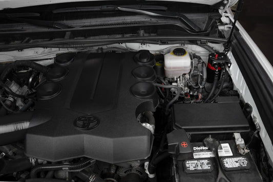 HPS Performance Billet Aluminum Oil Catch Can Kit, 2010-2024 Toyota 4Runner 4.0L V6