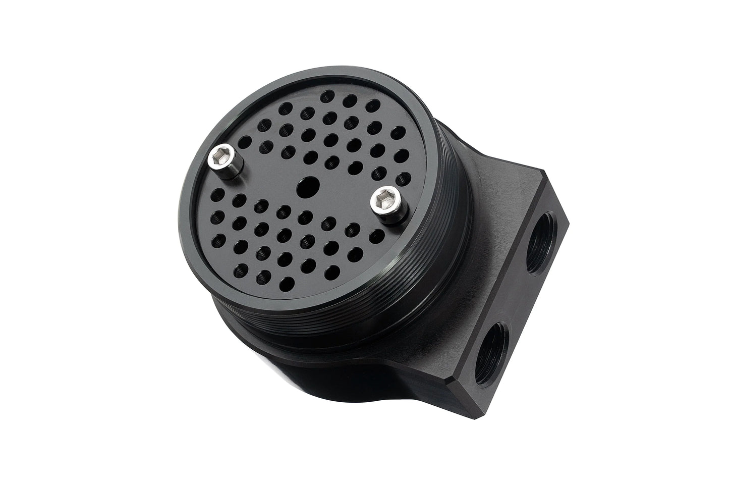 HPS Performance Black/Blue 147ML Oil Catch Can w/Mount Bracket For 24-26 Toyota Land Cruiser J250 / Tacoma N400 2.4L Turbo
