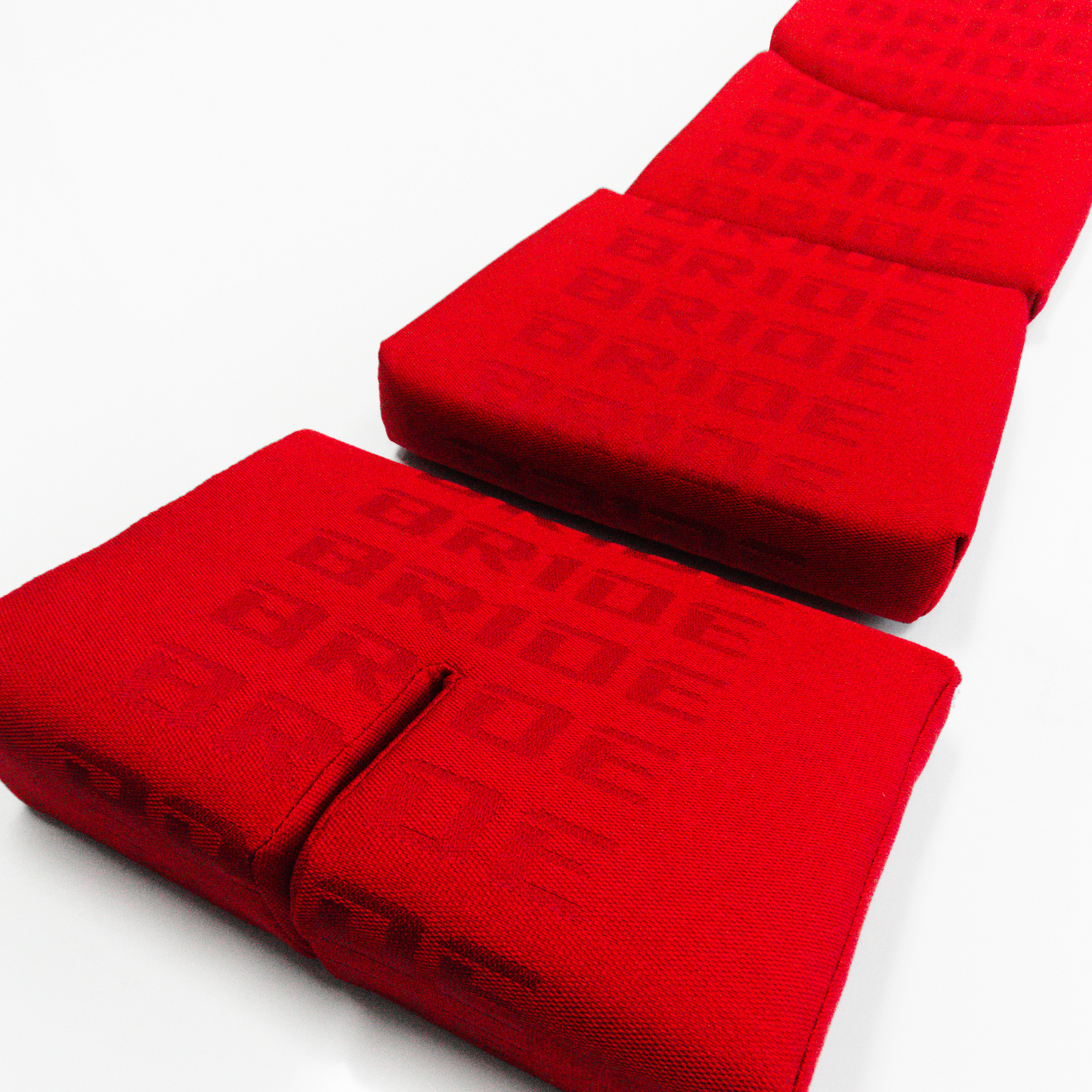 BRIDE Replacement Recliner Seat Cushion Pads – Red Gradation Logo (3-Piece Set)