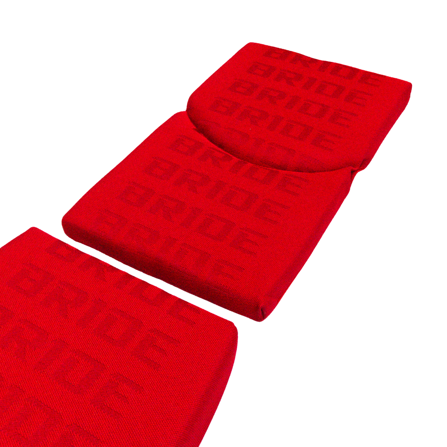 BRIDE Replacement Recliner Seat Cushion Pads – Red Gradation Logo (3-Piece Set)
