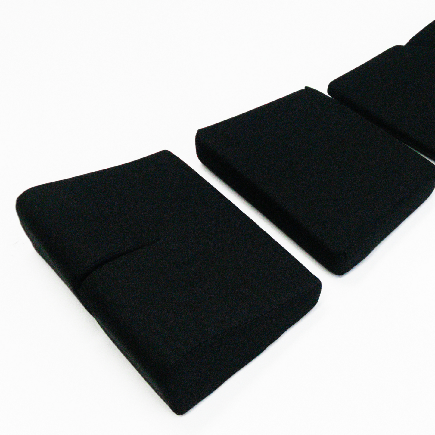 BRIDE Replacement Recliner Seat Cushion Pads – Black (3-Piece Set)