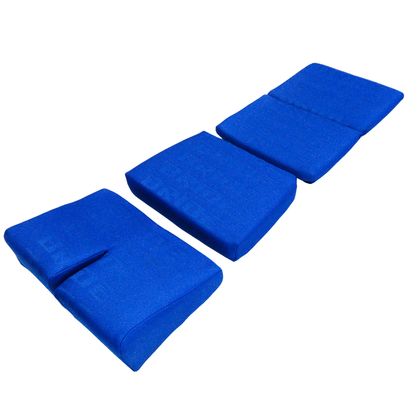 BRIDE Replacement Recliner Seat Cushion Pads – Blue Gradation Logo (3-Piece Set)