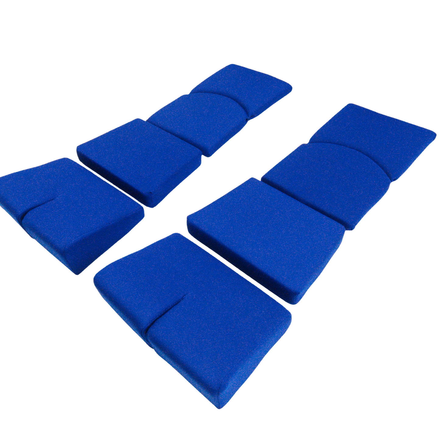 BRIDE Replacement Recliner Seat Cushion Pads – Blue (3-Piece Set)