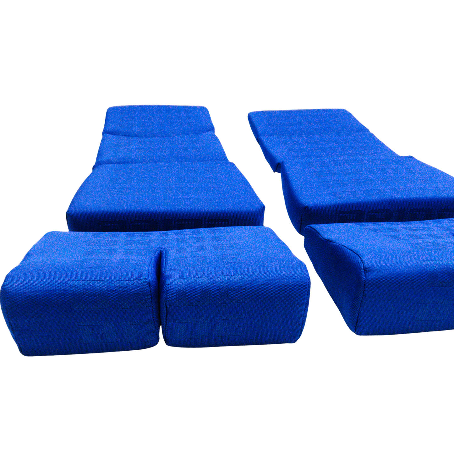 BRIDE Replacement Recliner Seat Cushion Pads – Blue Gradation Logo (3-Piece Set)