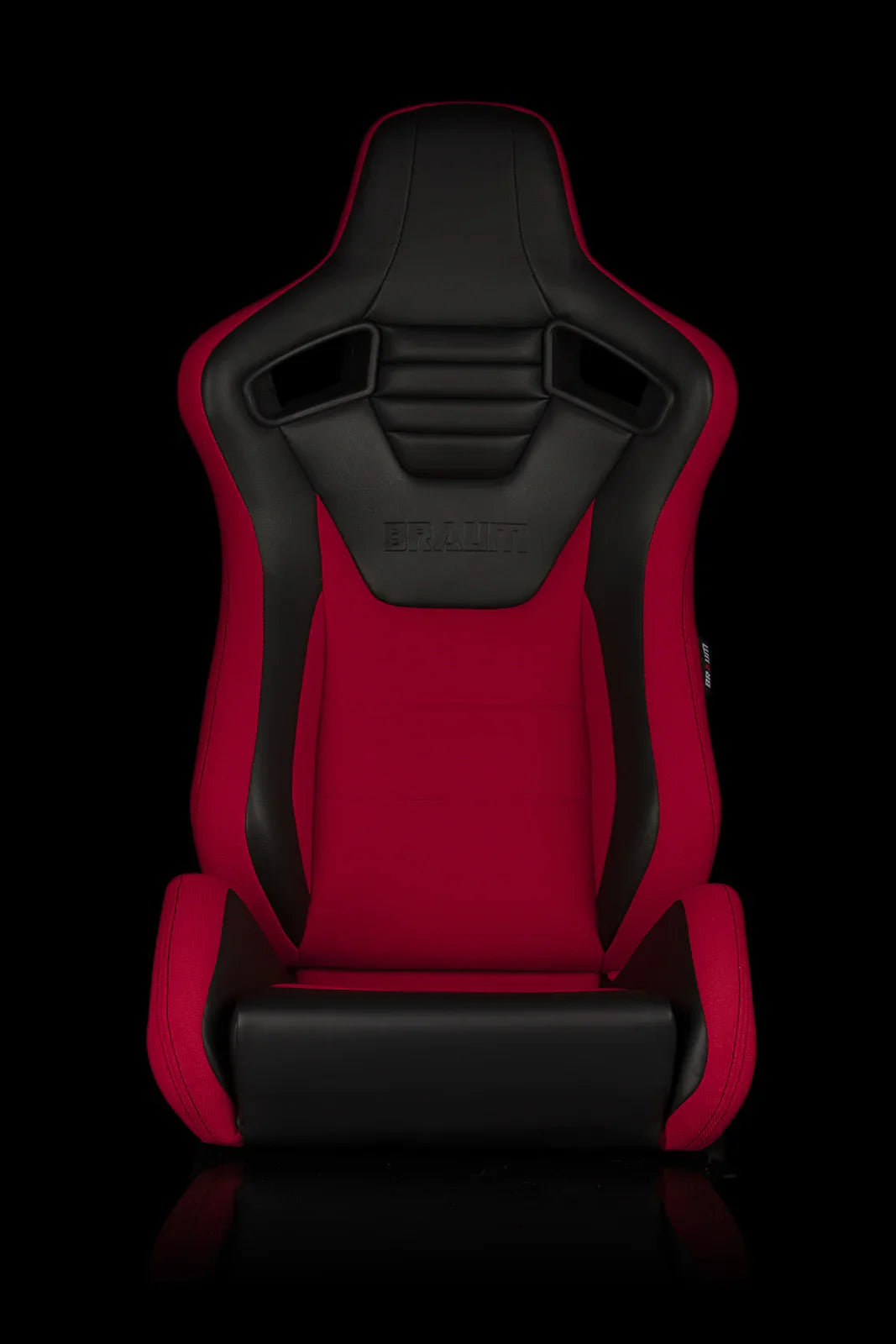 BRAUM Elite S Racing Seats (Reclinable - Black Leatherette) Black Cloth / Blue Cloth / Red Cloth / Red Plaid / Gray Plaid
