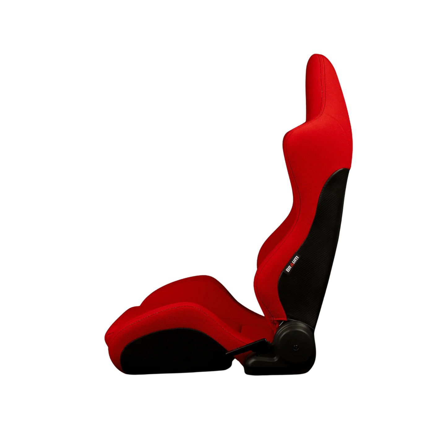 BRAUM ADVAN Sport Seats (Reclinable) Red Jacquard / Black Stitching or Black Jacquard / Black Alcantara