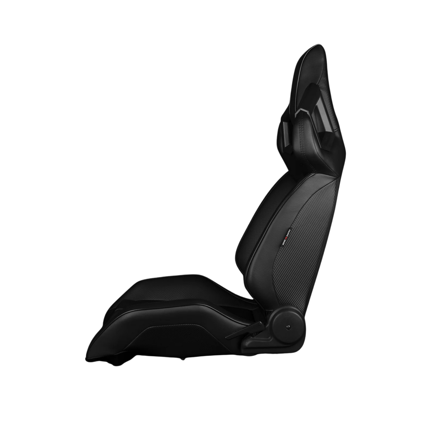 BRAUM Alpha-X Seats (Reclining w/ Carbon Fiber Look Back) White / Red / Black