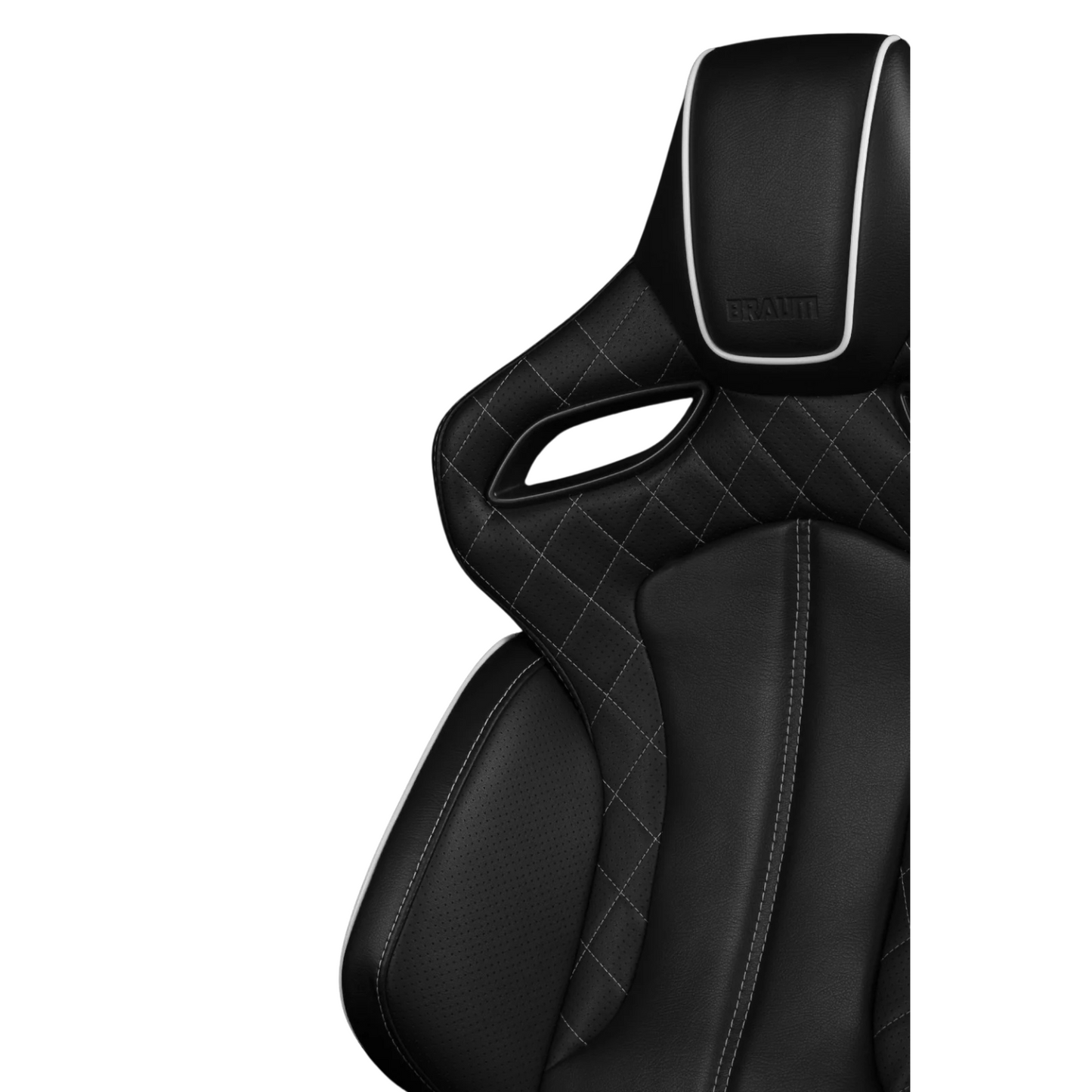 BRAUM Orue Seats (Reclining Black w/ Diamond / Leatherette) White or Red Stitching