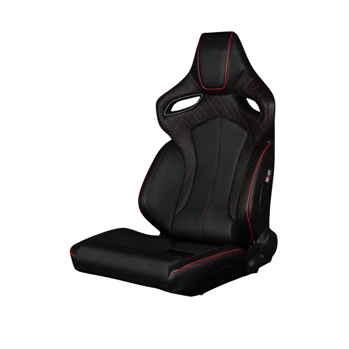 BRAUM Orue Seats (Reclining Black w/ Diamond / Leatherette) White or Red Stitching